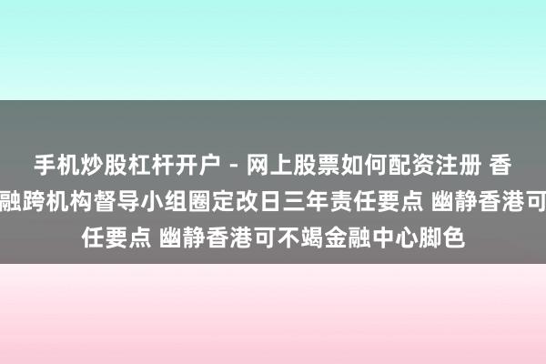 手机炒股杠杆开户 - 网上股票如何配资注册 香港绿色和可不竭金融跨机构督导小组圈定改日三年责任要点 幽静香港可不竭金融中心脚色