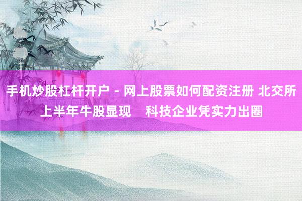 手机炒股杠杆开户 - 网上股票如何配资注册 北交所上半年牛股显现    科技企业凭实力出圈