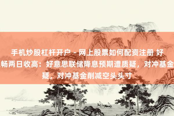 手机炒股杠杆开户 - 网上股票如何配资注册 好意思元指数流畅两日收高：好意思联储降息预期遭质疑，对冲基金削减空头头寸